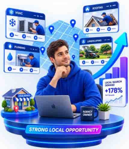 Home Service Agency Studio local marketing opportunity and features